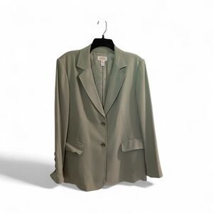 Talbots Women's Blazer - Celery Green